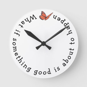 E se algo de bom relógio redondo