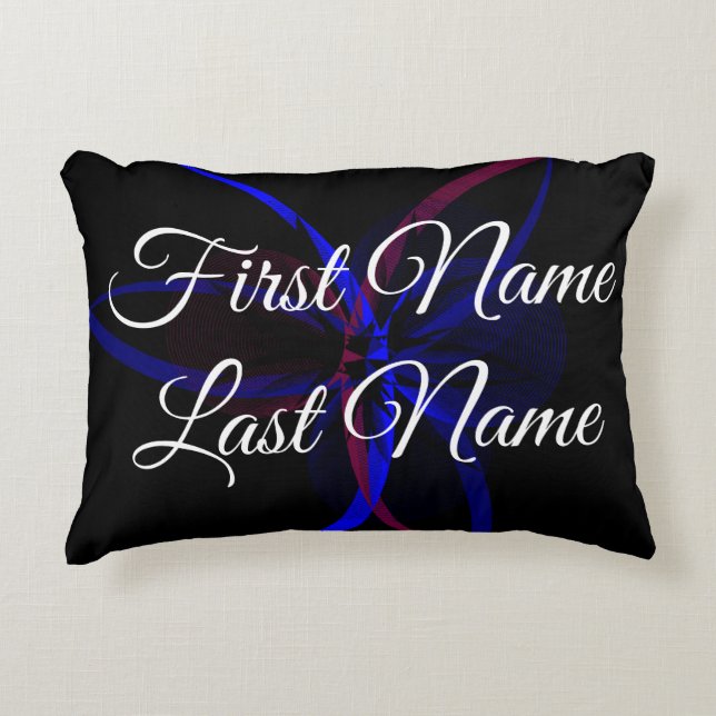 E se Almofada de Acabamento de Abstração Geométric (Frente)