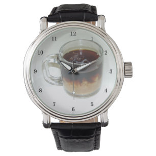 É SEMPRE hora do relógio do pulso do café