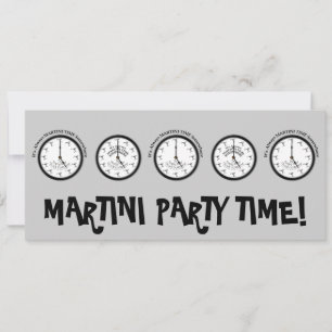 É SEMPRE TEMPO MARTINI EM ALGUM LUGAR DE CONVITE