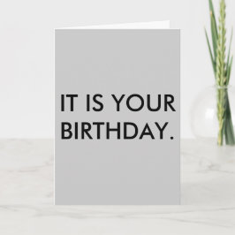 É SEU ANIVERSÁRIO. Cartão
