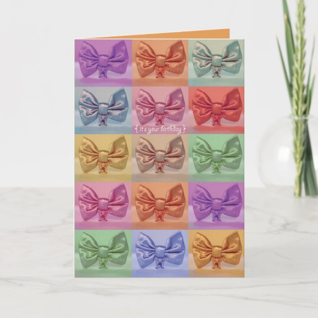 É seu aniversário! Cartão dos porcos do arco (Frente)