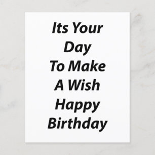 É Seu Dia De Fazer Um Feliz Aniversário De Desej