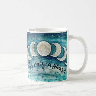 É somente uma caneca de café da fase da lua da