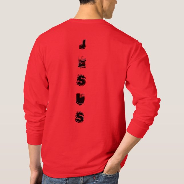 É t-shirt AUMENTADO de JESUS (Verso)