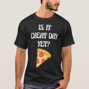 É t-shirt da pizza do dia contudo do exercício d