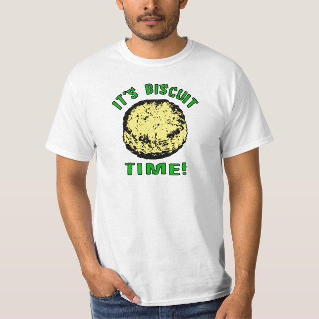 É t-shirt do tempo do biscoito (Frente)