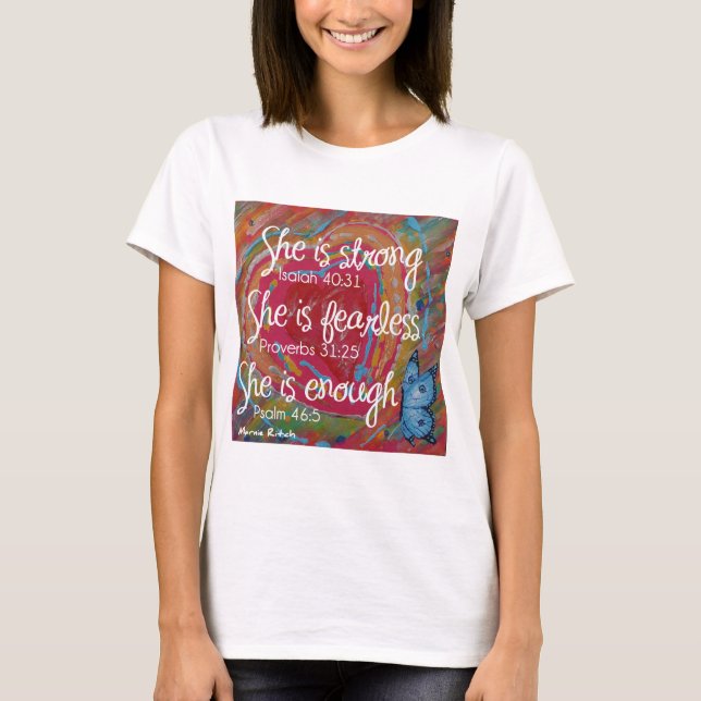 É t-shirt forte da escritura (Frente)