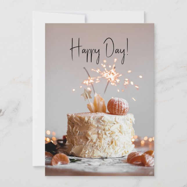 É tudo para você Cartão de aniversário (Frente)