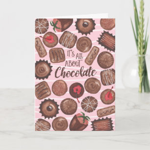 É tudo sobre Cartão de Chocolate - Saudação Person