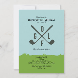 É tudo sobre o convite para golfe