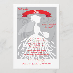 É tudo sobre o convite para vestir