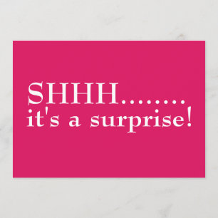 É um 50º Convite de Aniversário Surpresa