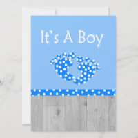 É um anúncio de bebê