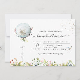 É um Balão de Meninos | Convite para chás de frald