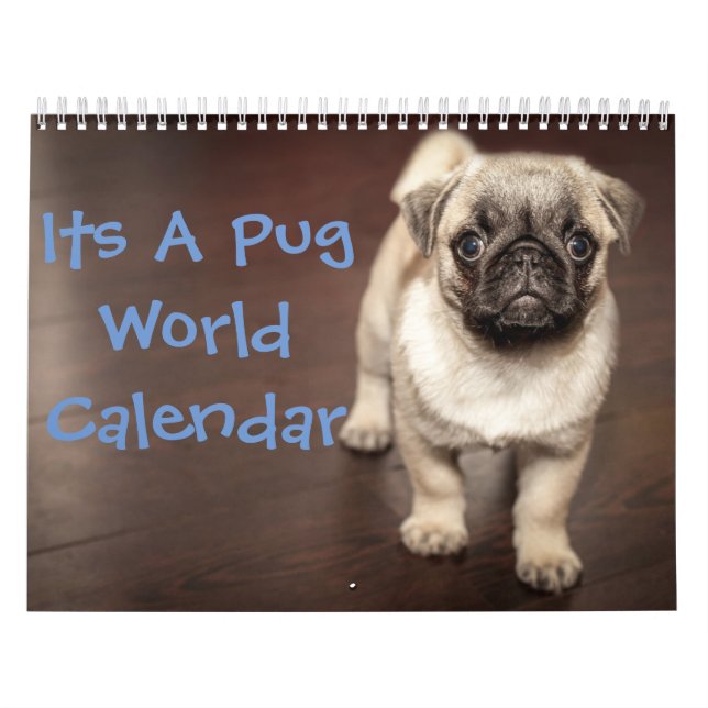 É um Calendário Pug (Capa)