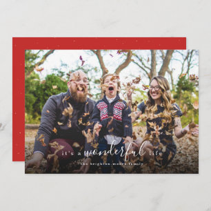 É um Cartão de Férias Maravilhoso