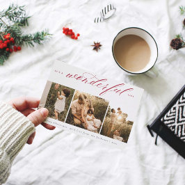 É um Cartão de Férias Maravilhoso