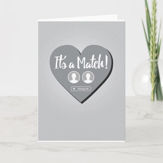 É um cartão de Namorando de correspondência (Frente)