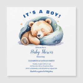 É um cartão magnético de menino