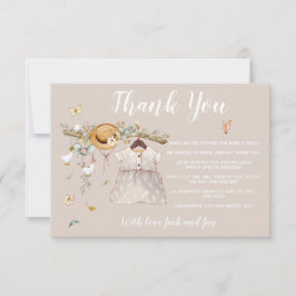 É um Cartões de agradecimentos de Chá de fraldas