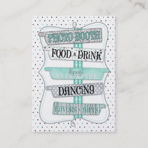 É um Cartões de visitas de Sinal