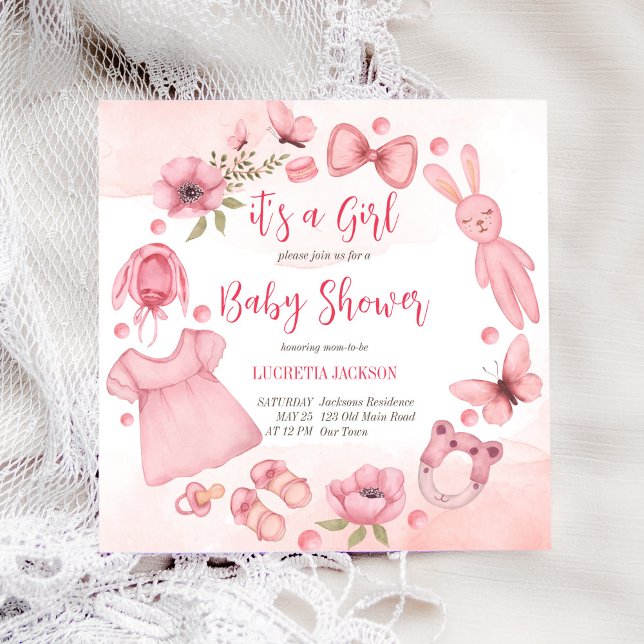 É um chá de fraldas de roupa de bebê (Criador carregado)