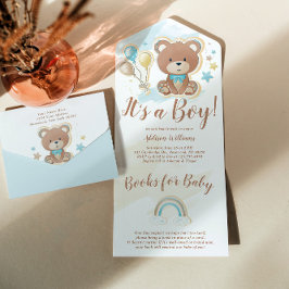 É um Chá de fraldas do Urso de Teddy