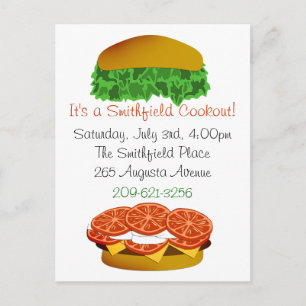 É um Convite de Cookout