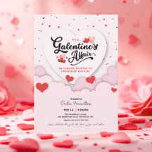 É um Convite de Galentines para o Dia dos Namorado