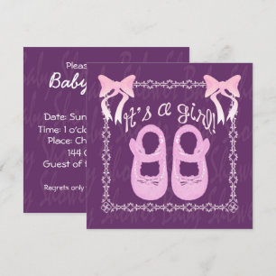 É um convite para Arcos Calçados Roxo para o Ch