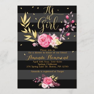 É um convite para Chás de fraldas