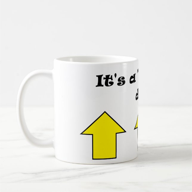 É um dia "meio cheio" ! caneca de café (Esquerda)