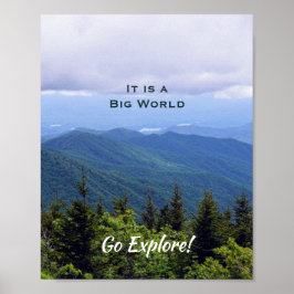 É um grande mundo, Explore o Poster