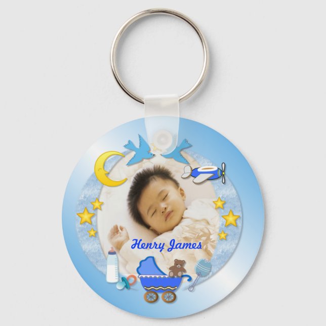 É um menino! # 2 ~ CHAVEIRO (Frente)