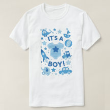 É um Menino – Camiseta Unisex de Celebração Modern