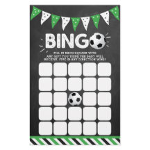 É um menino! Futebol Themed Co-ed Chá de fraldas B