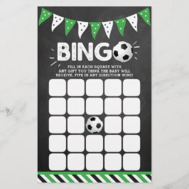 É um menino! Futebol Themed Co-ed Chá de fraldas B