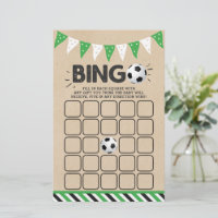 É um menino! Futebol Themed Co-ed Chá de fraldas B