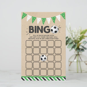 É um menino! Futebol Themed Co-ed Chá de fraldas B