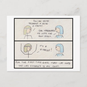 "É um Milagre!" Cartão Postal