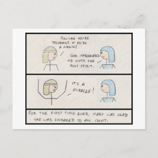 "É um Milagre!" Cartão Postal