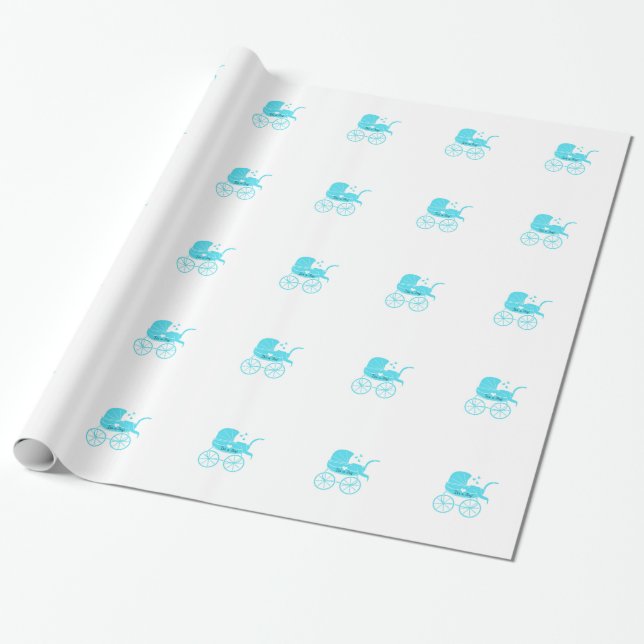 É um papel de embrulho novo do bebê do chá de (Desenrolado)