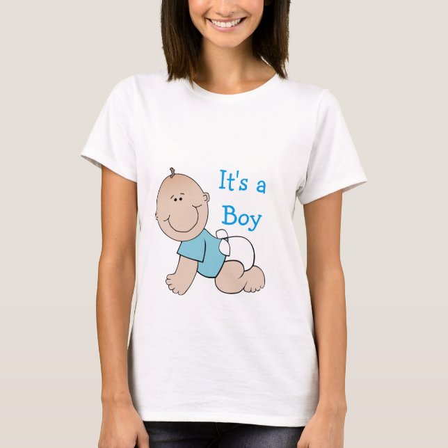 É uma Camisa de Maternidade de Meninos (Frente)
