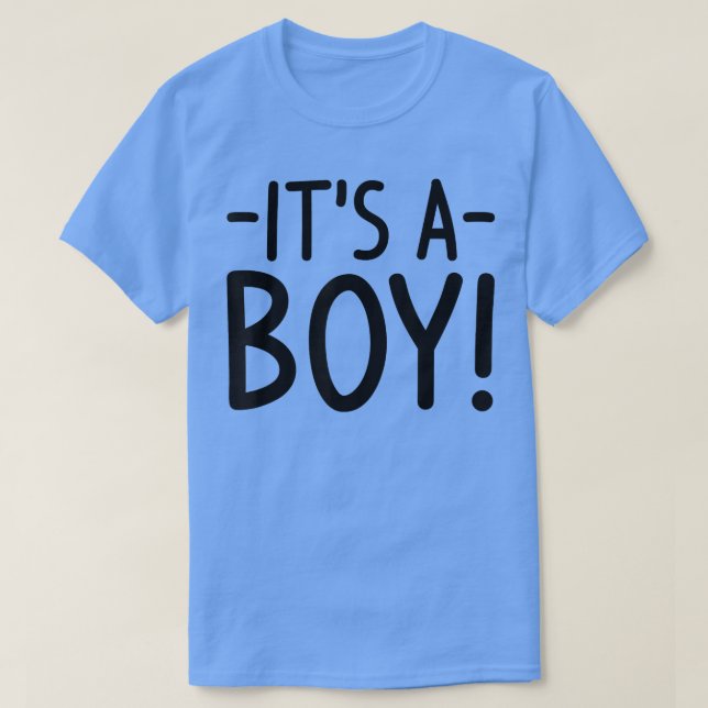 É uma camiseta de revelação de gênero (Frente do Design)