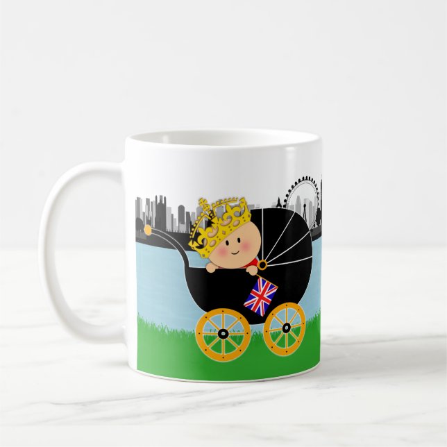 É uma caneca real do bebê (Esquerda)