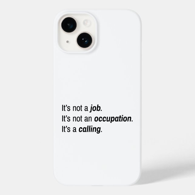 É uma capas de iphone chamadora (Verso)