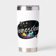 É uma coisa da escola doméstica