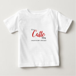É uma Coisa do Catto... Criança, Camiseta do Bebê