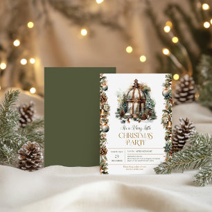 É uma Feliz Convite de festas de Natal
